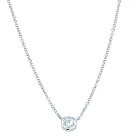 18ct White Gold .30ct Diamond Natalia Pendant