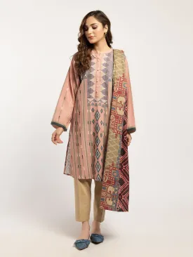 2 Piece Khaddar Suit-Printed (Pret)