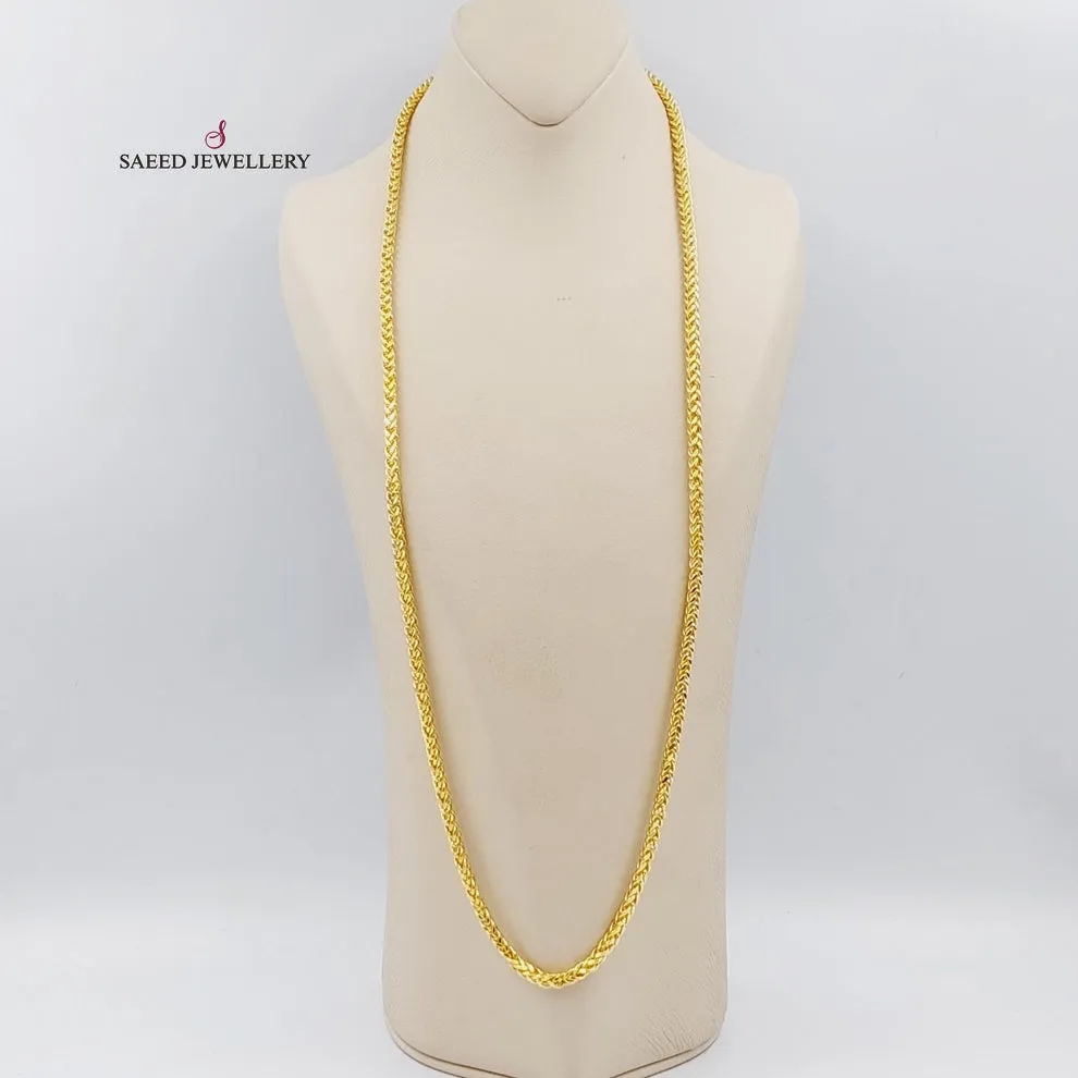 5mm Thick Franco Link Chain - Durable and Stylish Jewelry Accessory