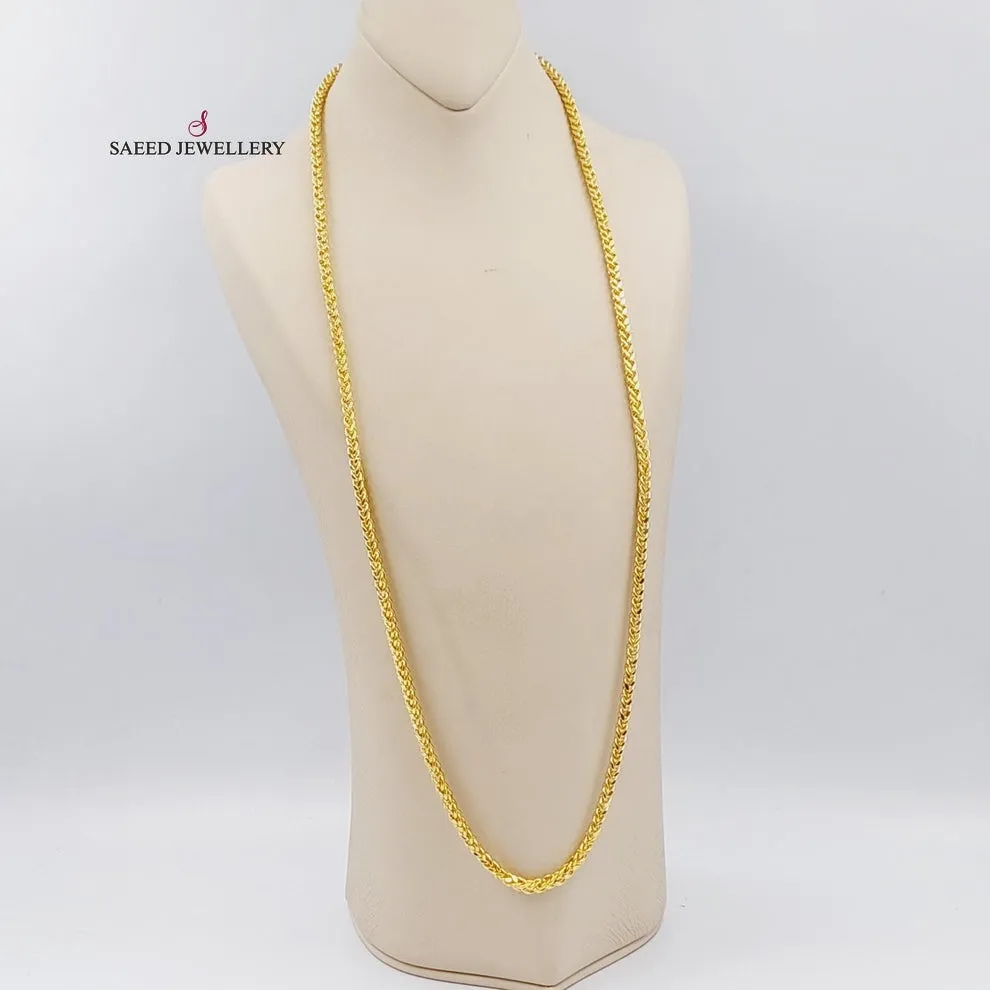 5mm Thick Franco Link Chain - Durable and Stylish Jewelry Accessory