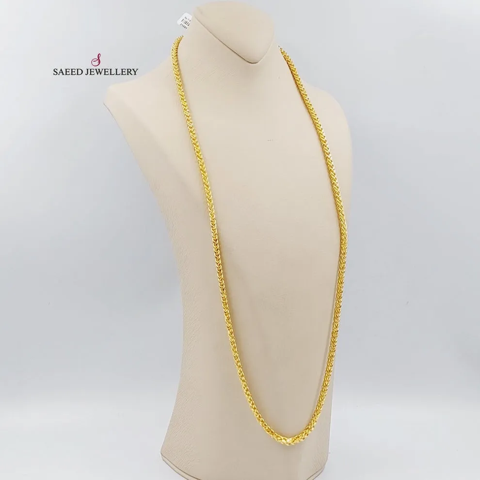 5mm Thick Franco Link Chain - Durable and Stylish Jewelry Accessory