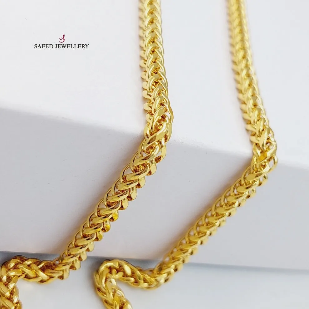 5mm Thick Franco Link Chain - Durable and Stylish Jewelry Accessory