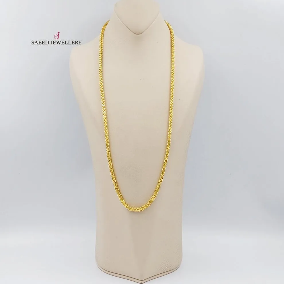 5mm Thick Franco Link Chain - Durable and Stylish Jewelry Accessory