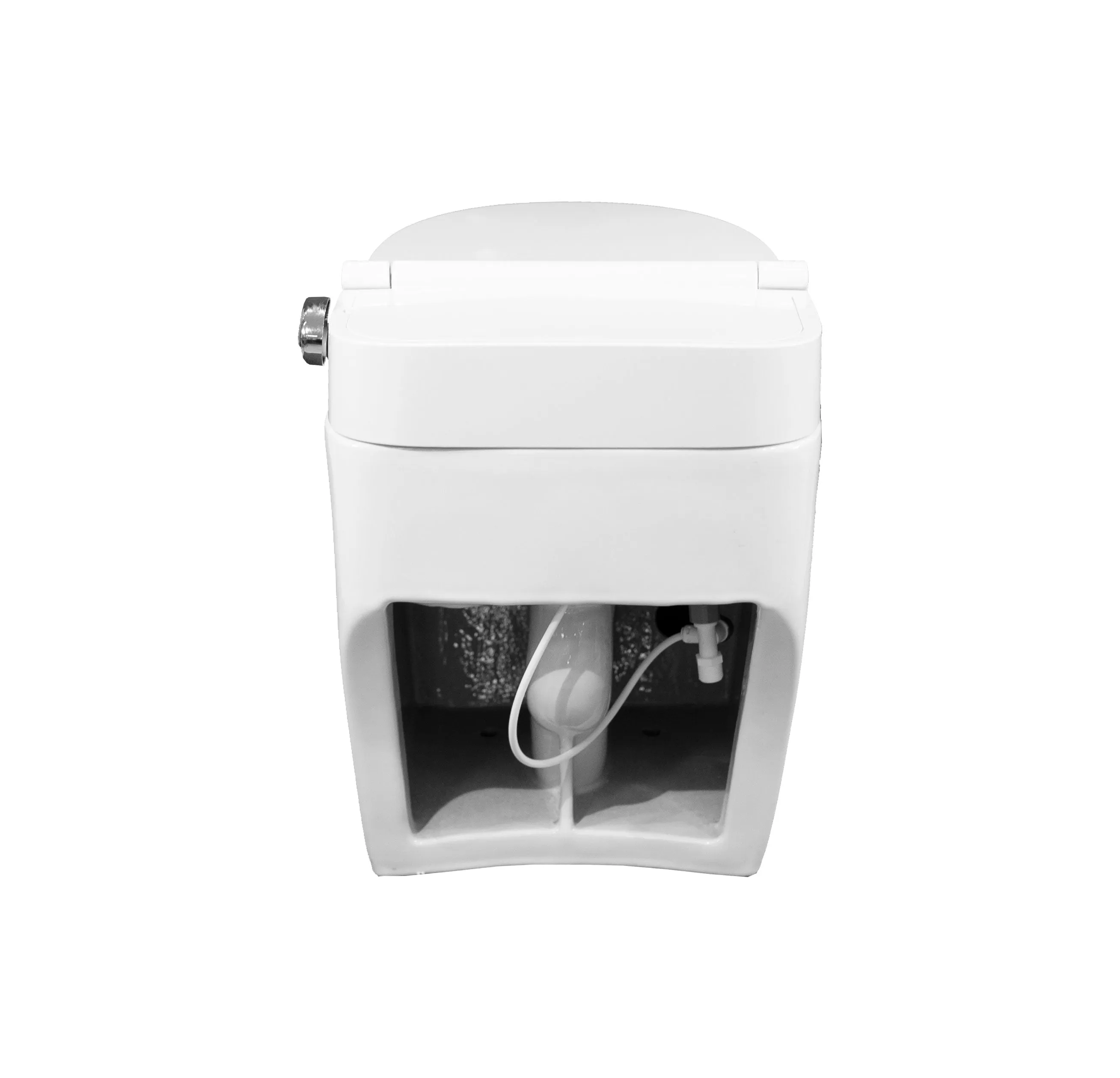 8661W One Piece E/Front Toilet in White