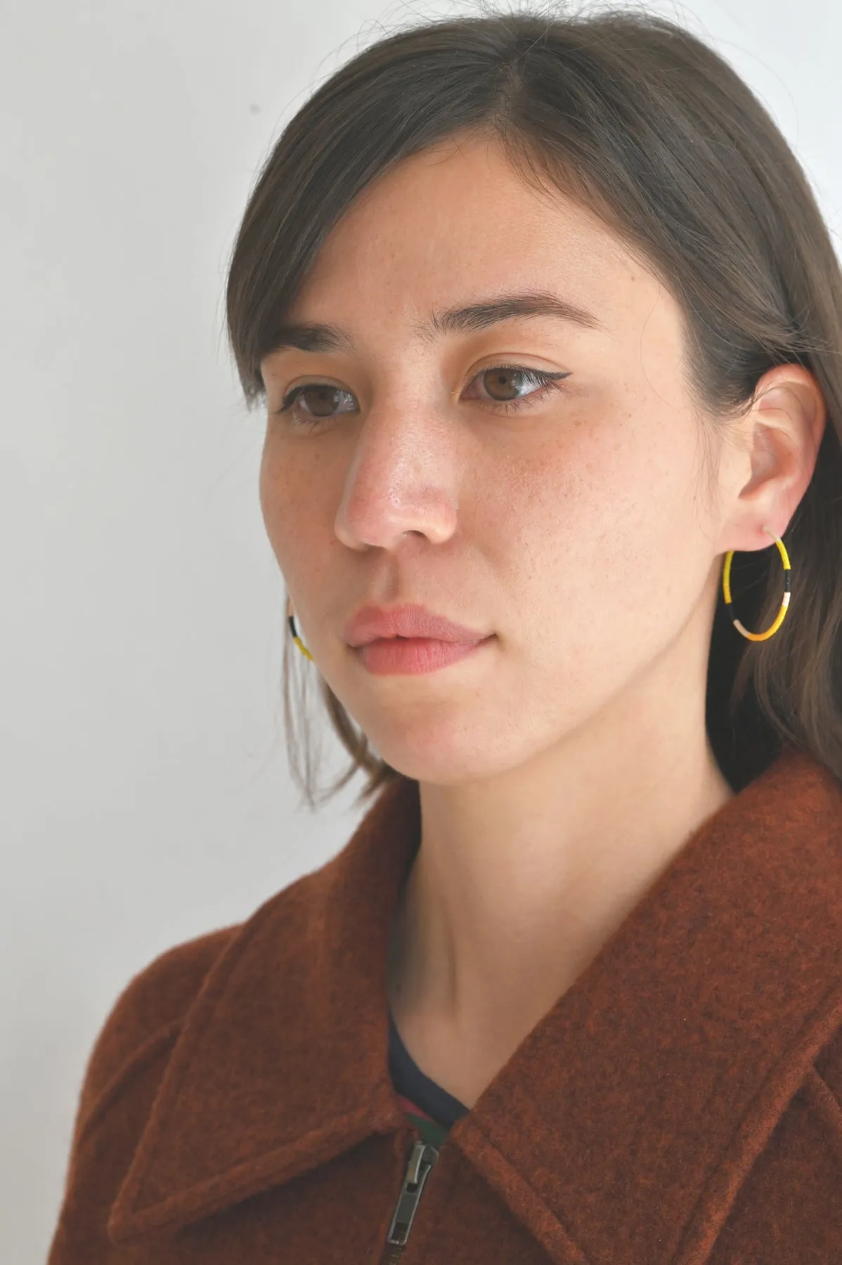 A Yellow Sun Earrings - Small