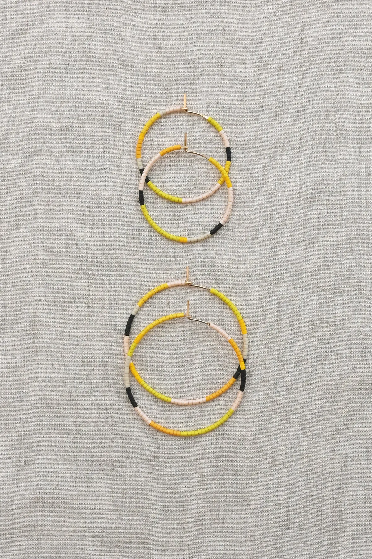 A Yellow Sun Earrings - Small