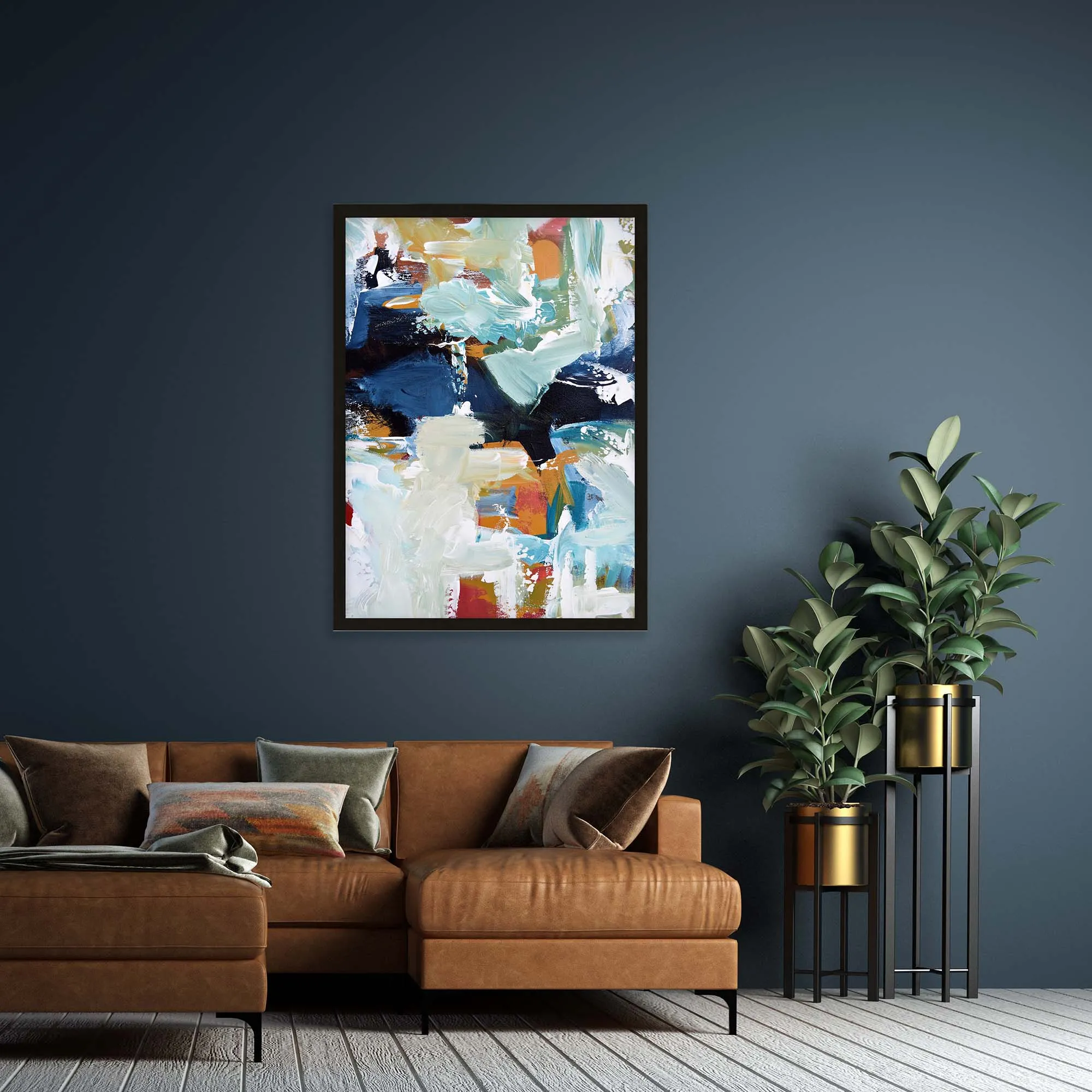 Abstract 299 Framed Art