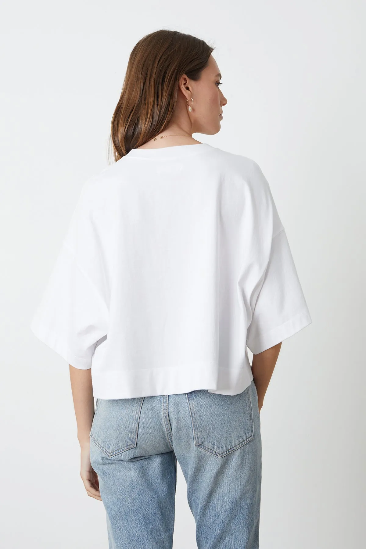 AIMEE OVERSIZED CROPPED TEE