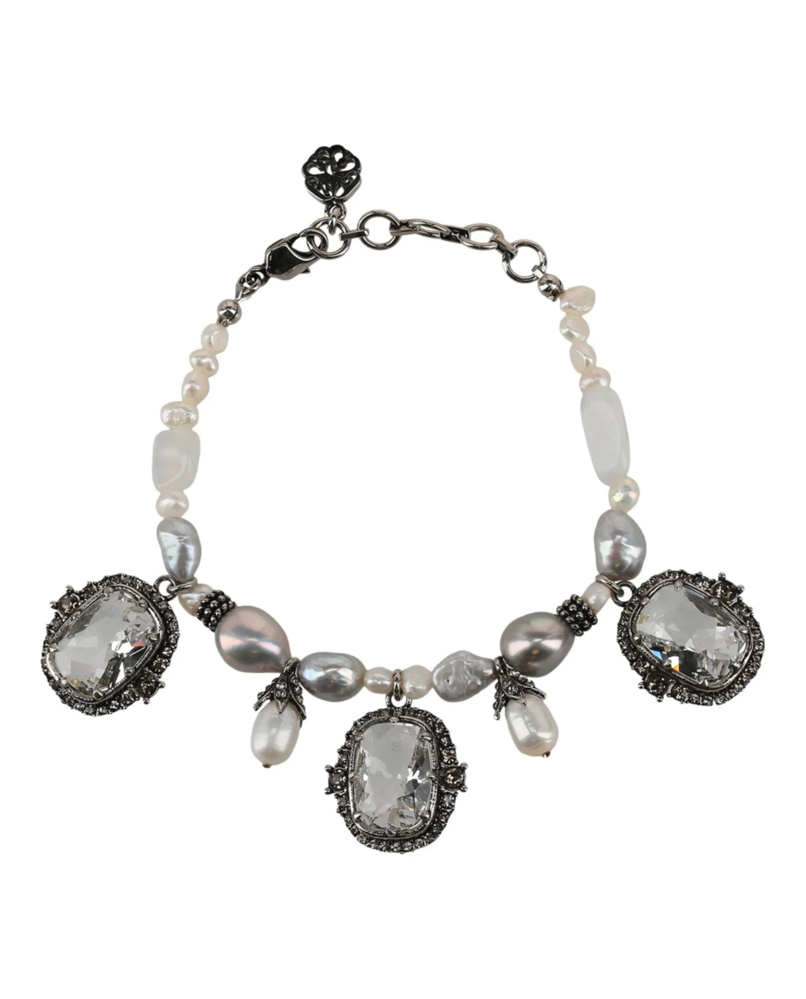 Alexander McQueen Womens Beaded Bracelet