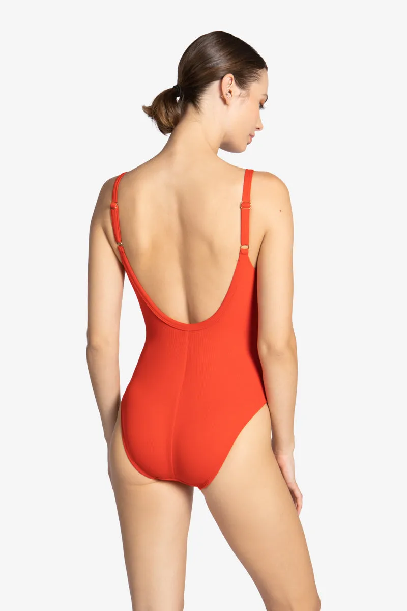 AMY V-NECK ONE PIECE