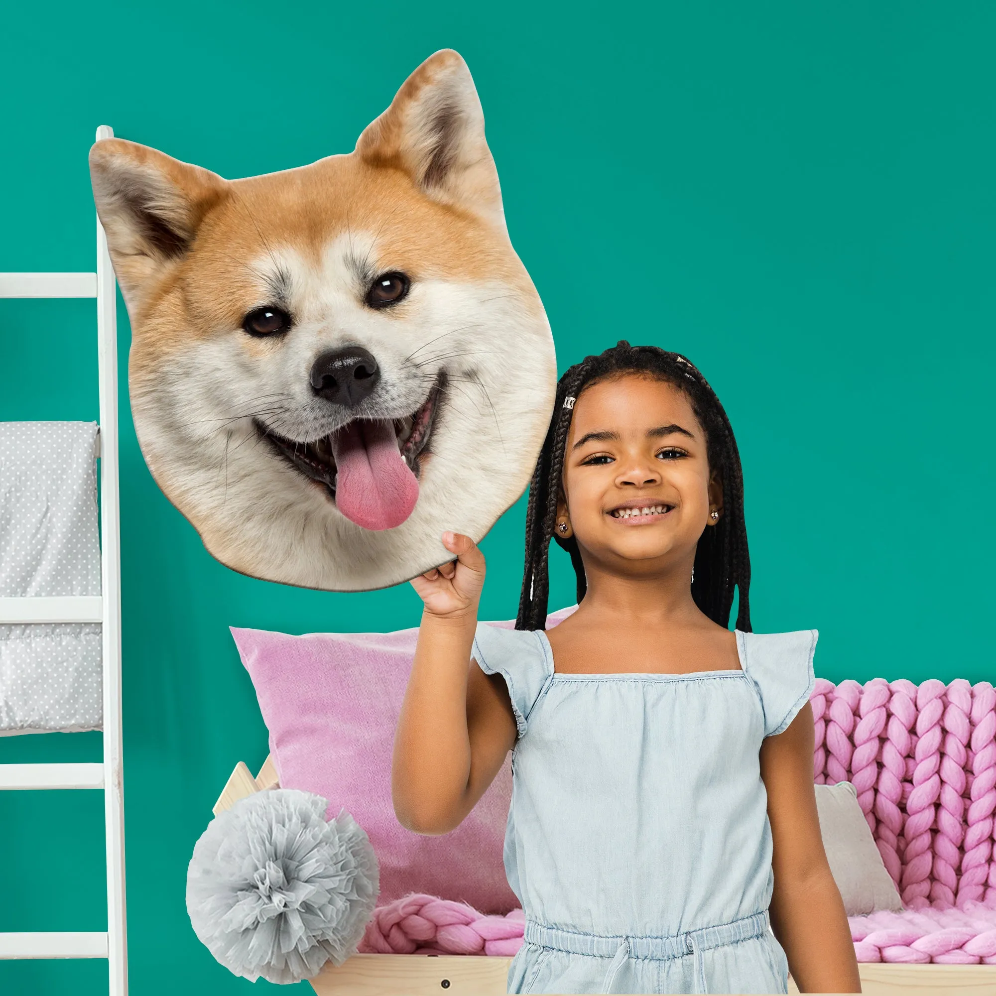 Animals: Akita Inu Foam Core Cutout - Big Head