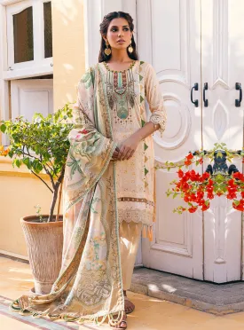 Ankahi by Al Zohaib Printed Cambric Unstitched 3 Piece Suit - 07