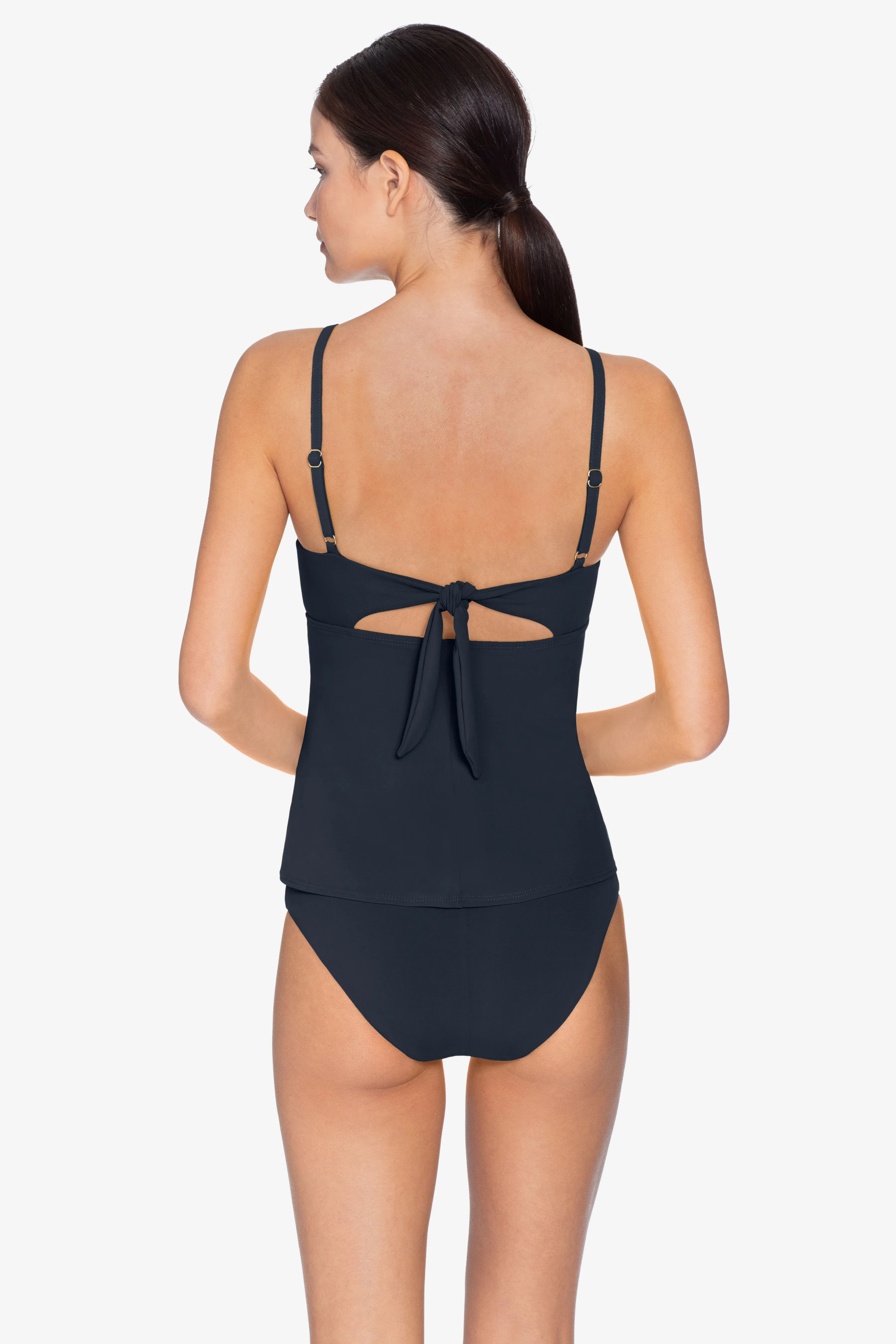 AVA CUTOUT TANKINI TOP