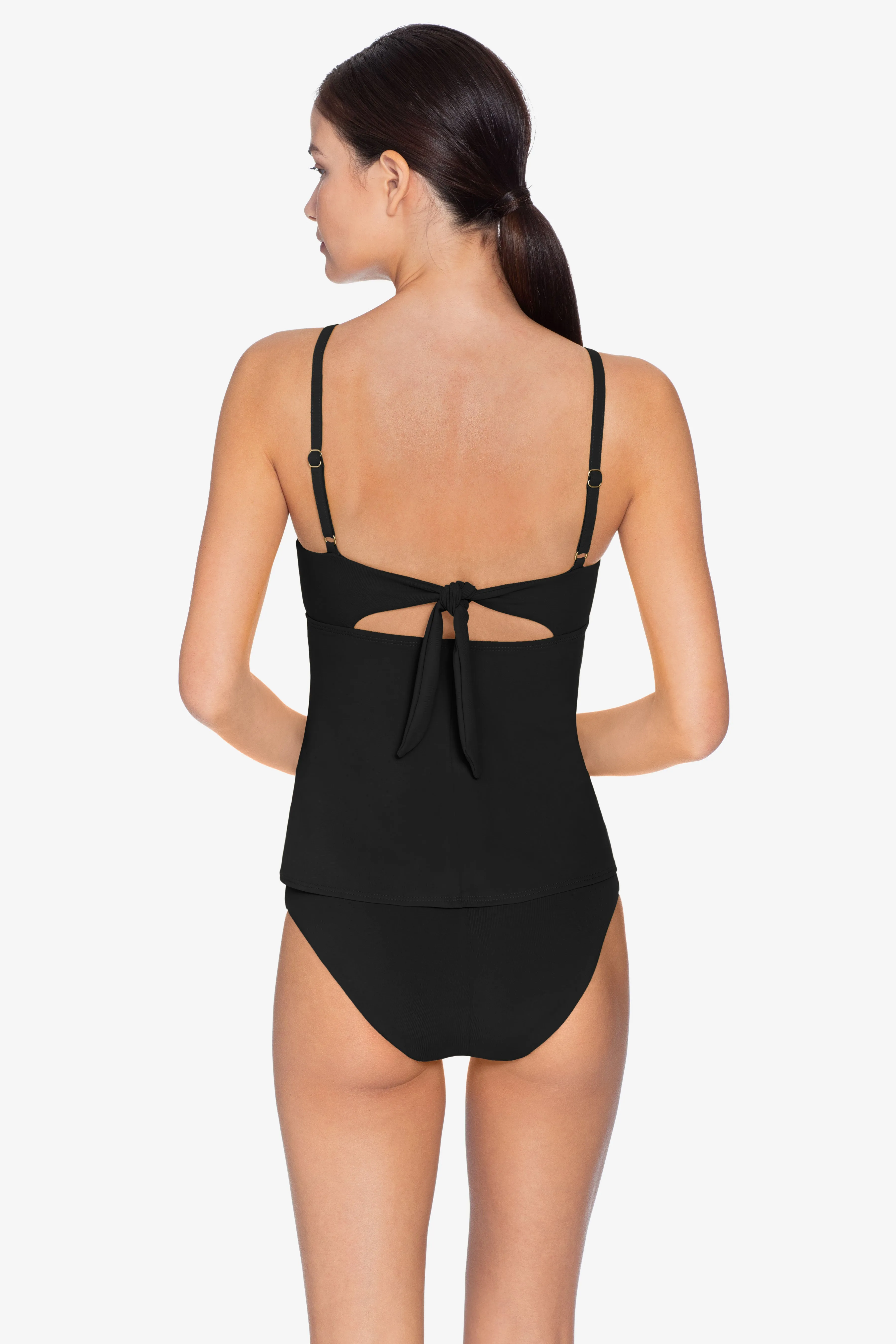 AVA CUTOUT TANKINI TOP