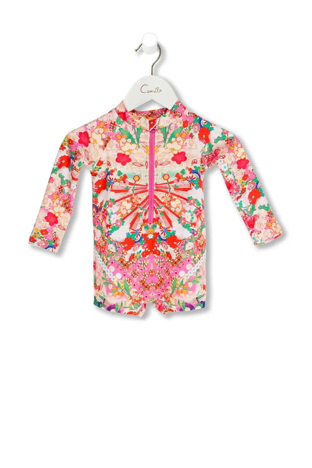 BABIES LONG SLEEVE ONE PIECE KIMONO KISSES