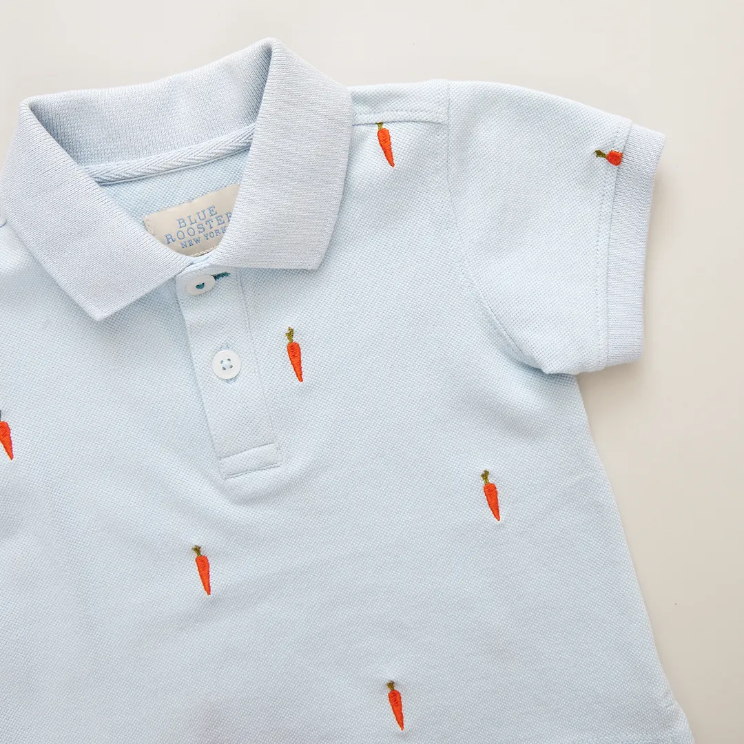 Baby Boys Alec Jumper - Carrot Embroidery