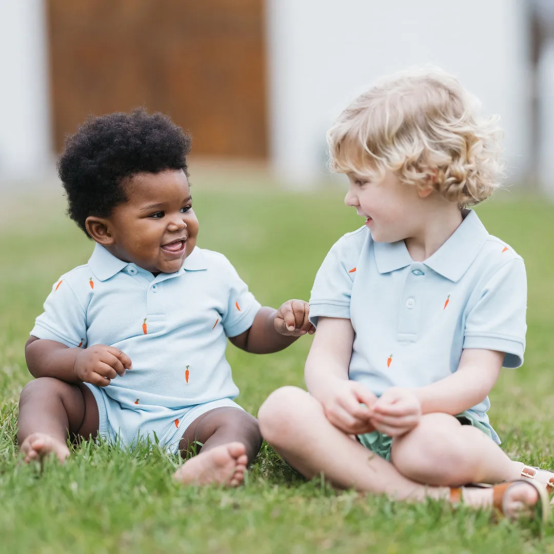 Baby Boys Alec Jumper - Carrot Embroidery