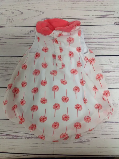 Baby Essentials WHITE & CORAL One Piece