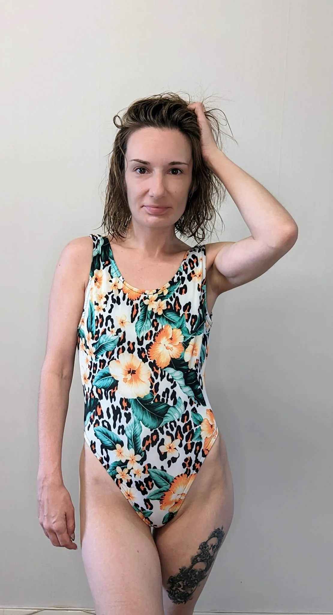 Barefoot One Piece Swimsuit PDF Pattern Sizes B-M