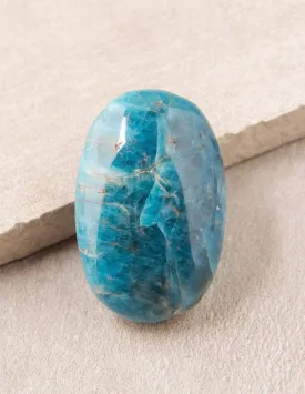 Blue Apatite Palm Stone