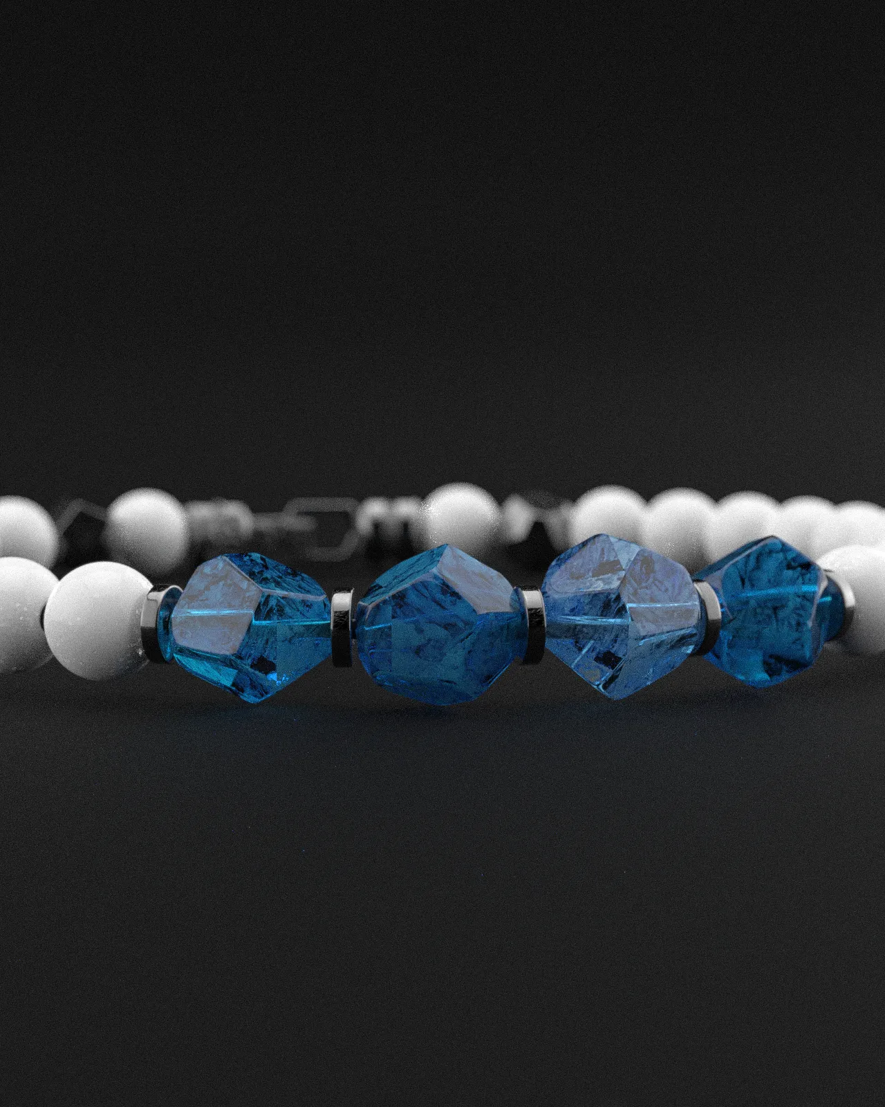 Blue Quartz Bracelet 6mm | AEON