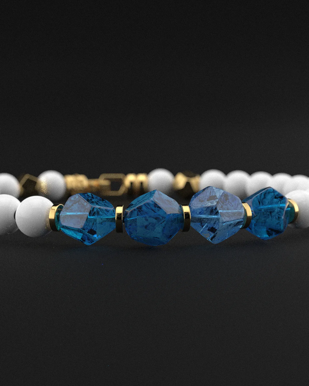 Blue Quartz Bracelet 6mm | AEON