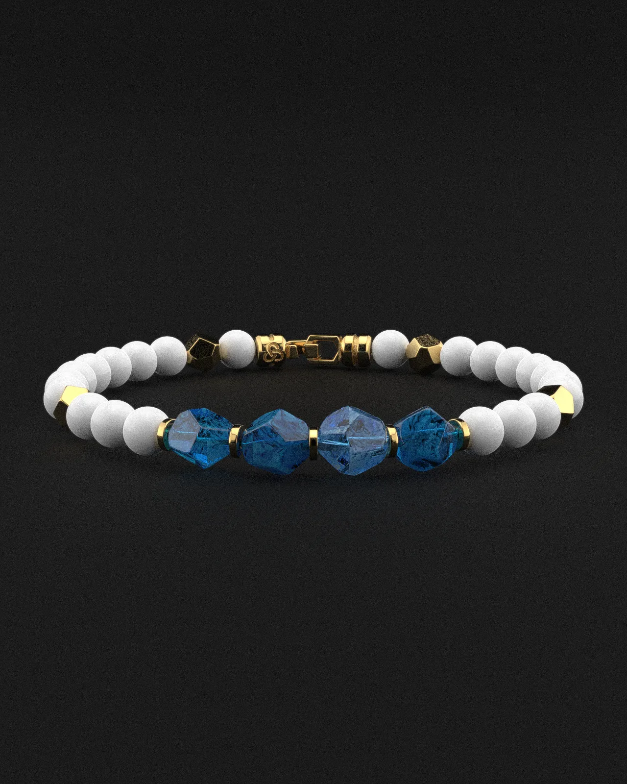 Blue Quartz Bracelet 6mm | AEON