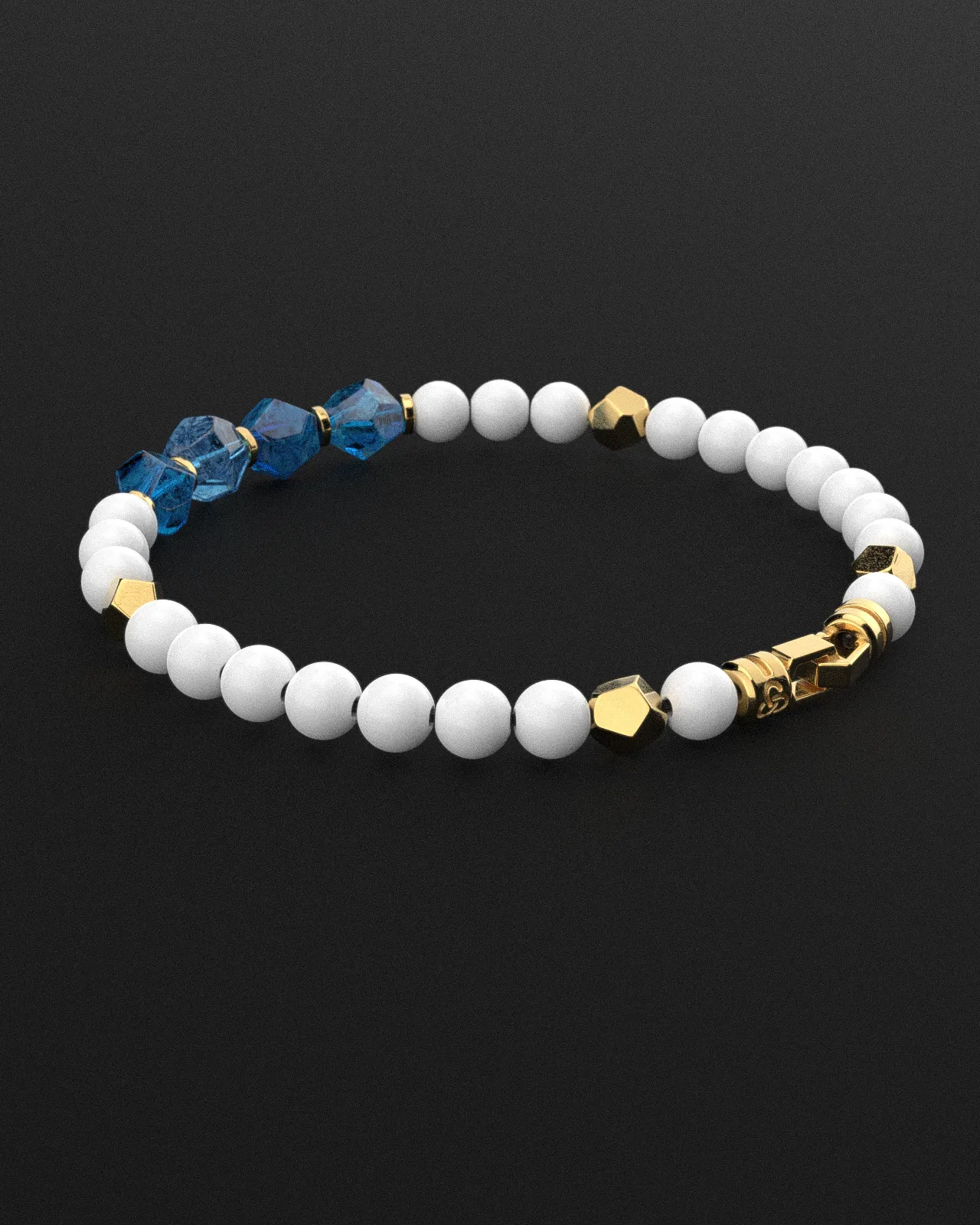 Blue Quartz Bracelet 6mm | AEON