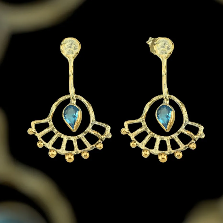 Blue Topaz Earring