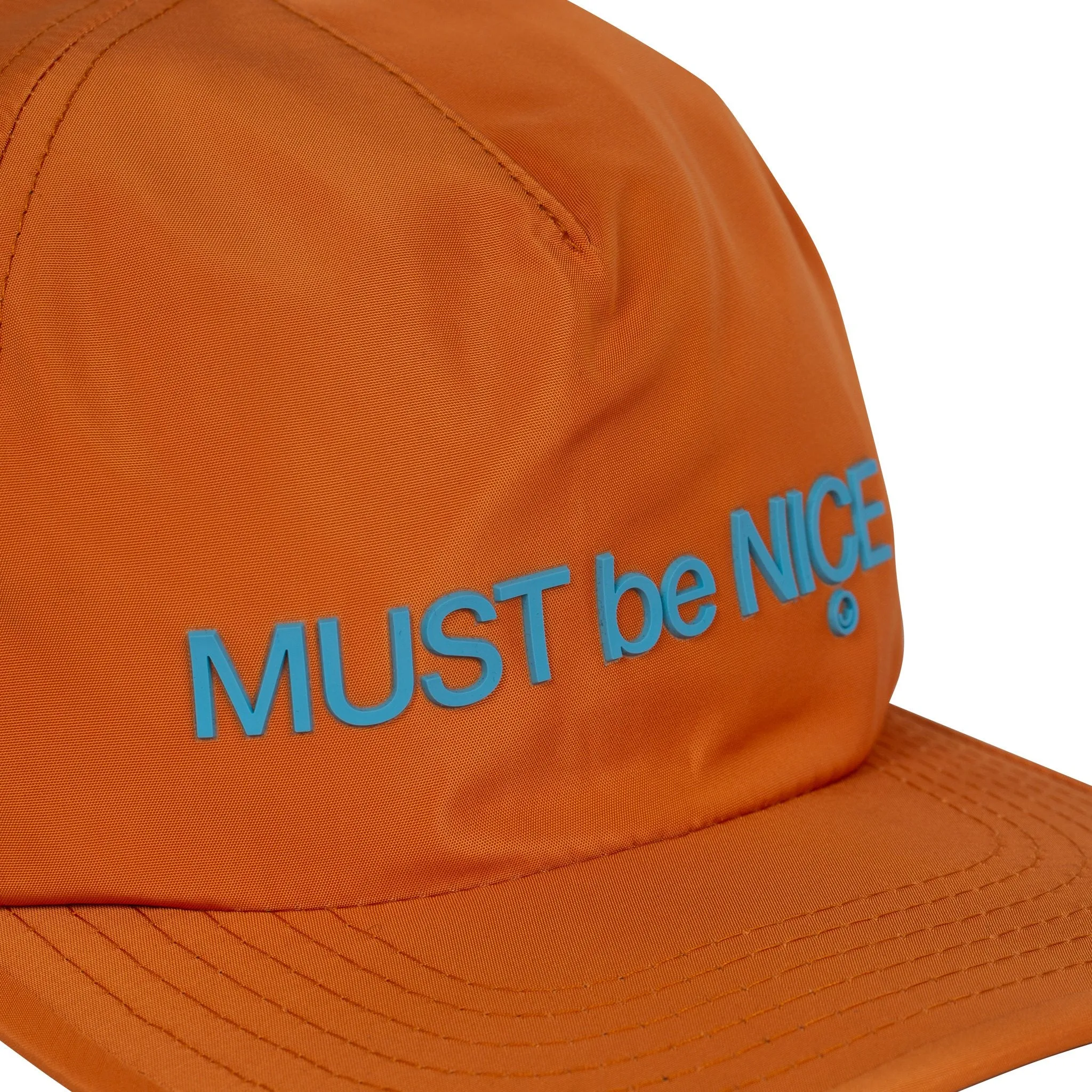 Blur Nylon 5 Panel Snapback (Orange)