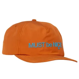 Blur Nylon 5 Panel Snapback (Orange)