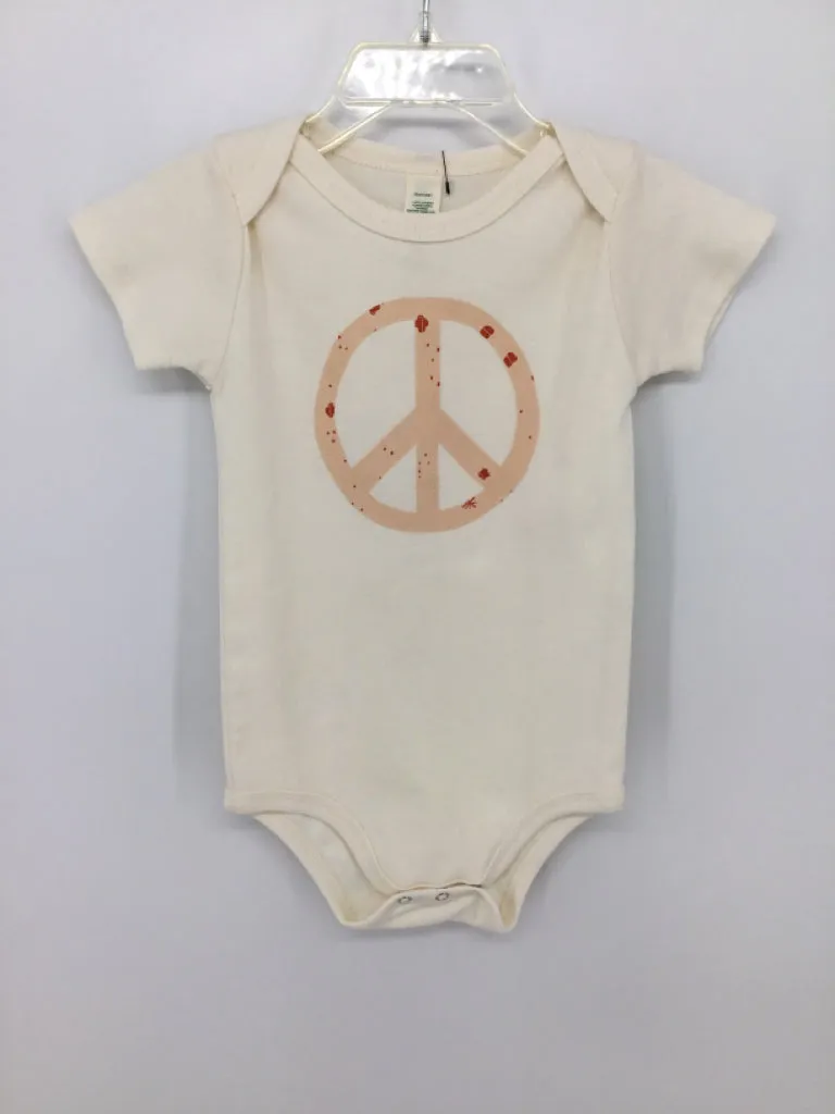 Bohemian Babies Child Size 12-18 Months Cream Onesie