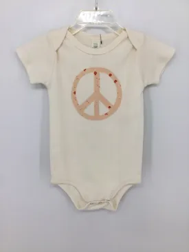 Bohemian Babies Child Size 12-18 Months Cream Onesie