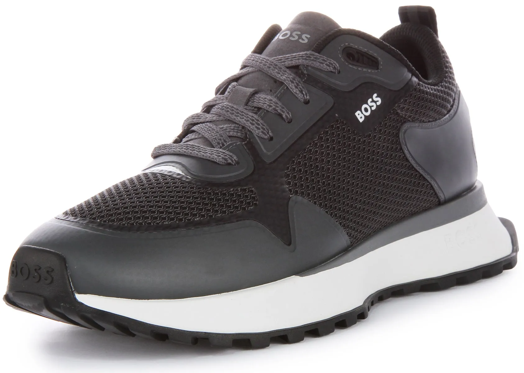 Boss Jonah Runner Meth In Black Grey For Men