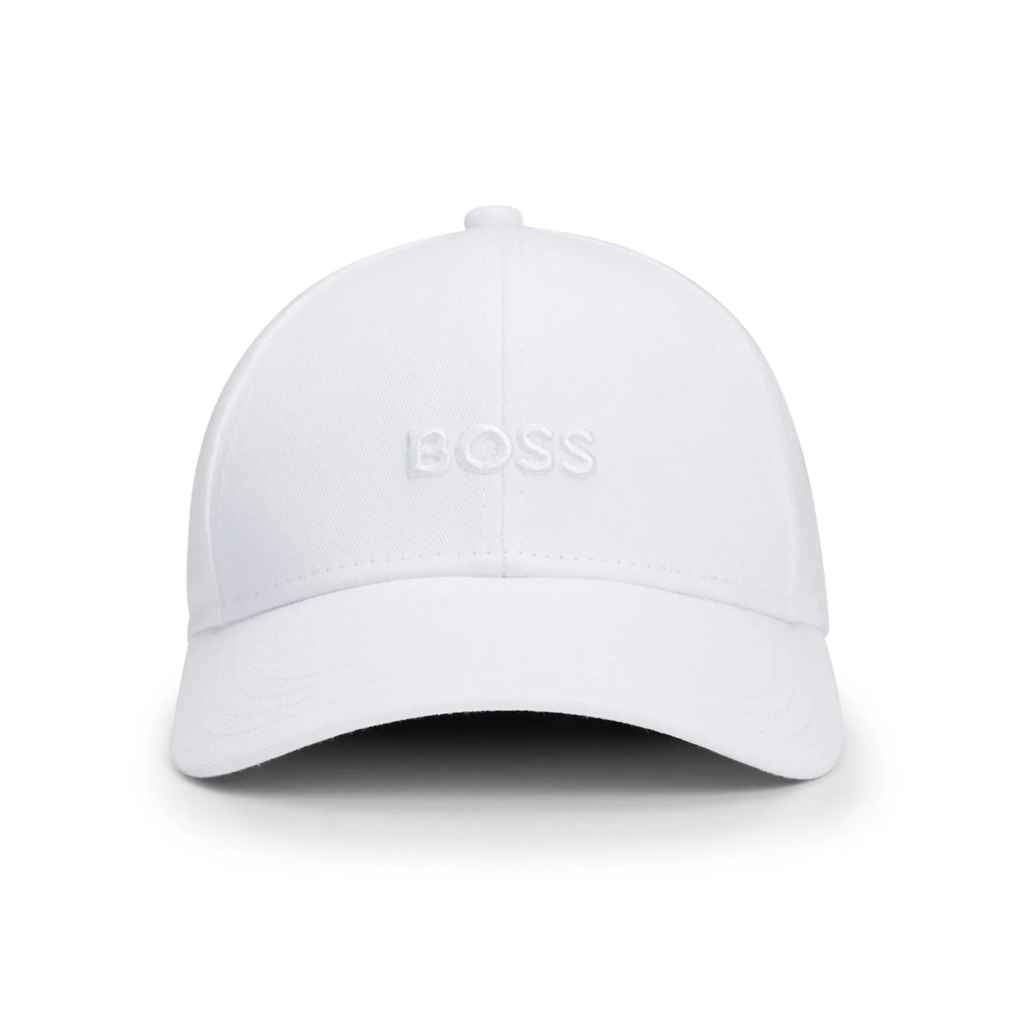 Boss Zed Embroidered Cotton Cap - White