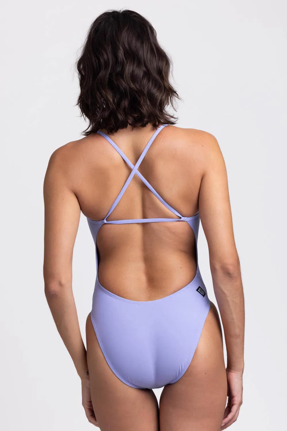 Brandon 2 Swim Onesie - Lavender