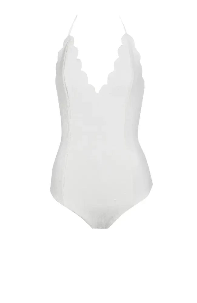 Broadway One Piece Scalloped Maillot - Last Piece!