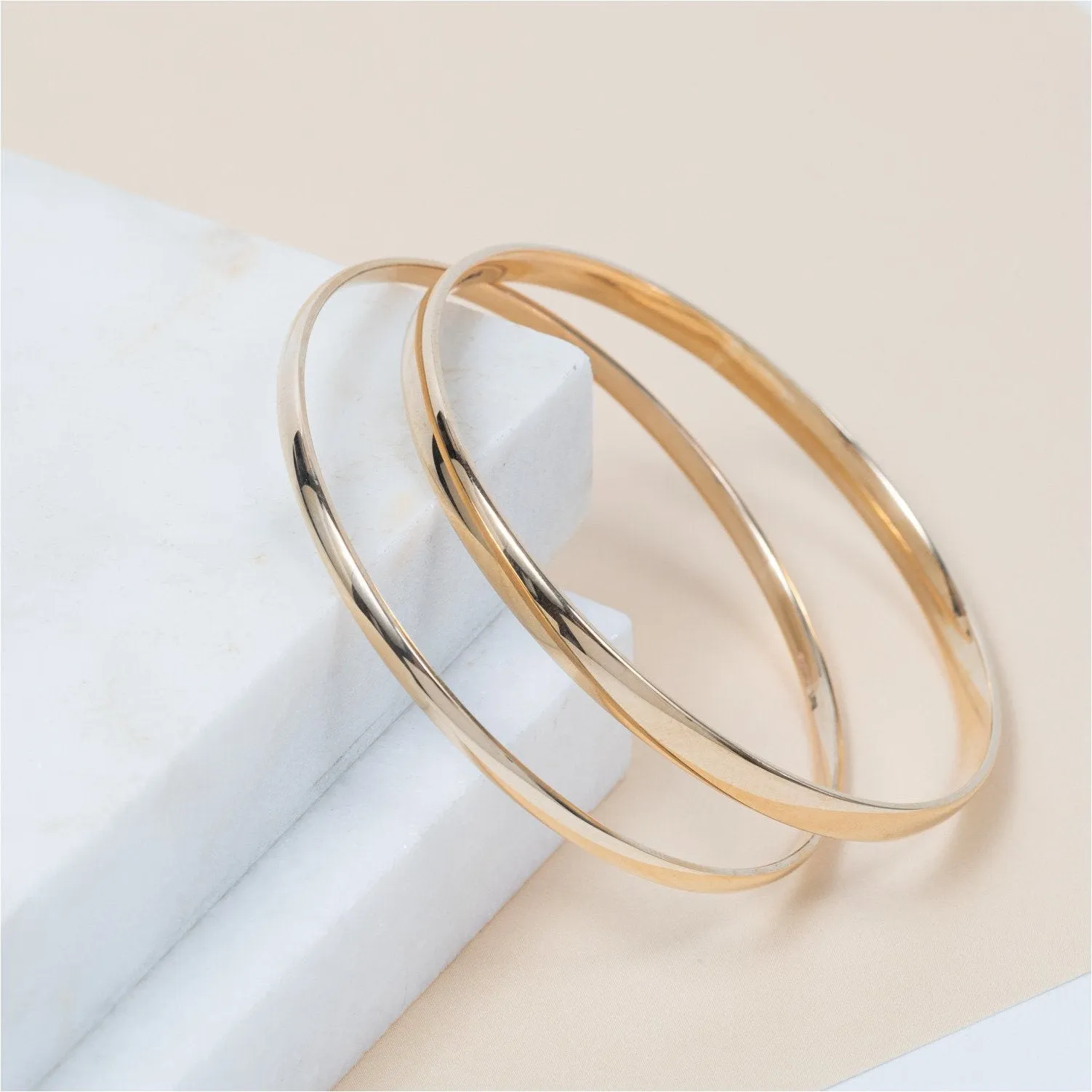 Brompton 9ct Yellow Gold Bangle