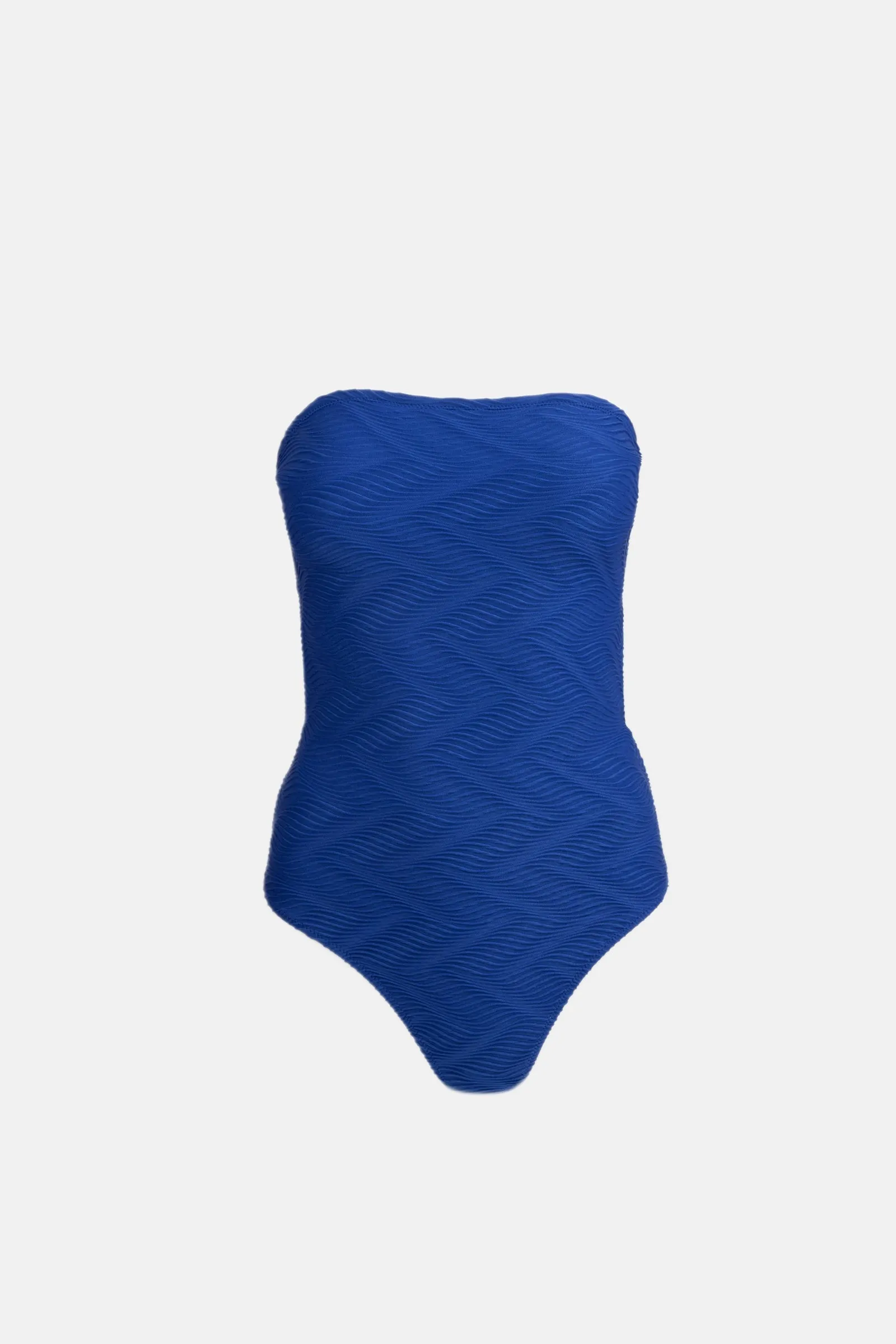 Castaway Strapless One Piece Blue