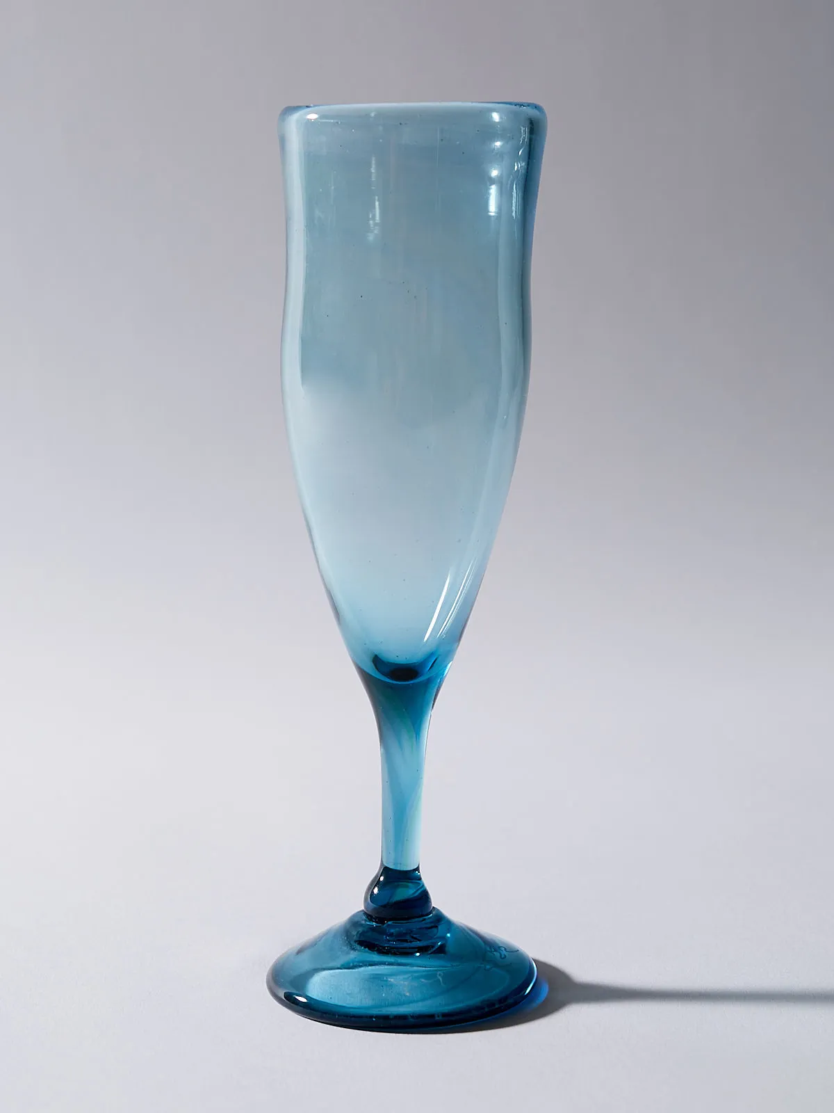 Champagne Glass in Light Blue