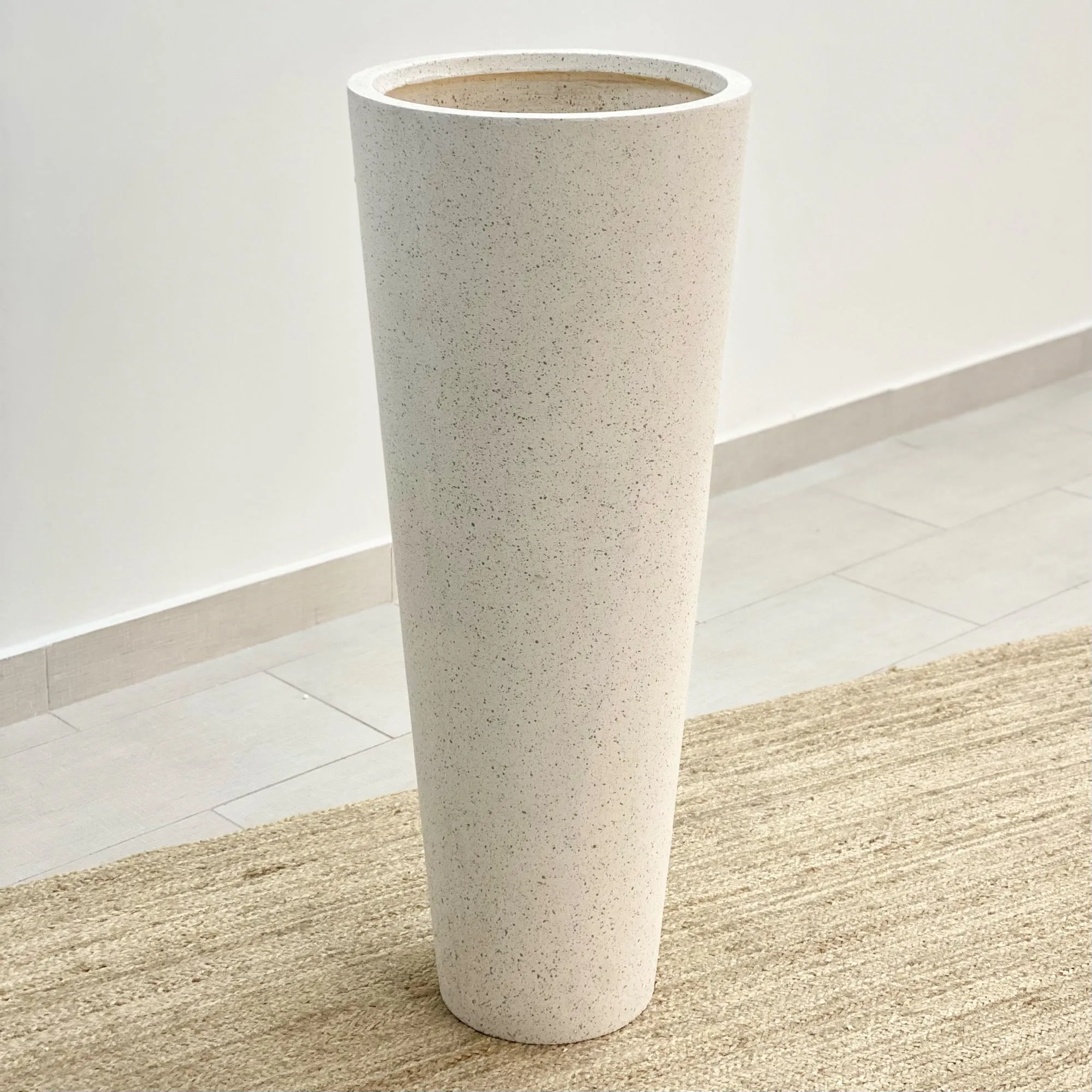 Cone Terrazzo Fiber Clay Planter