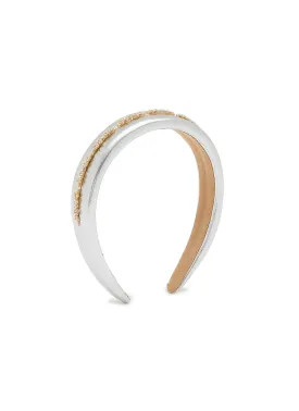 CRYSTAL SIMULATED LEATHER HEADBAND