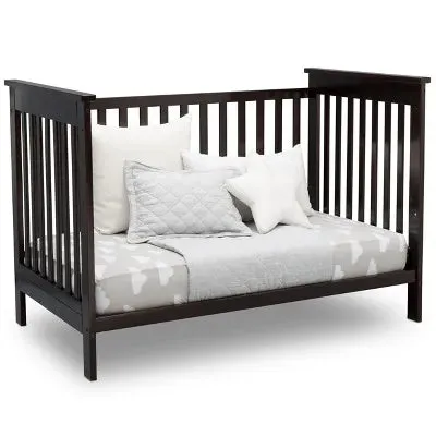 Delta Children Adley 3-in-1 Convertible Crib - Dark Chocolate