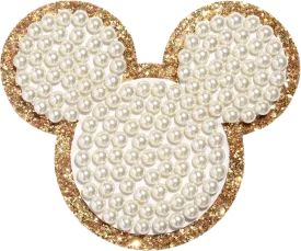 Disney Mickey Mouse Large Glitter Pearl Patch