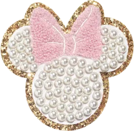 Disney Minnie Mouse Small Glitter Pearl Patch