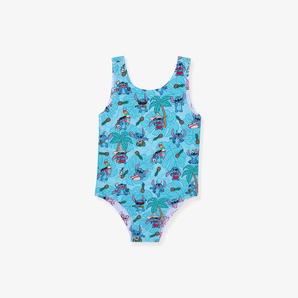 Disney Tropical Stitch Reversible One Piece Swimsuit