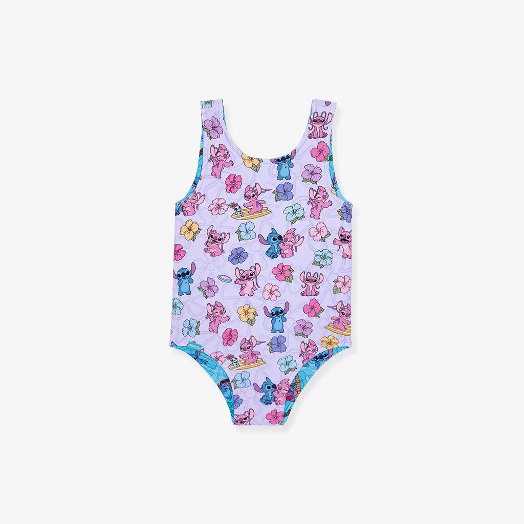 Disney Tropical Stitch Reversible One Piece Swimsuit