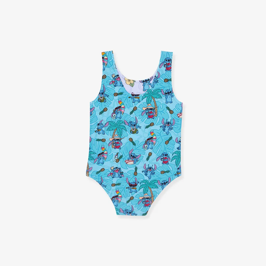 Disney Tropical Stitch Reversible One Piece Swimsuit