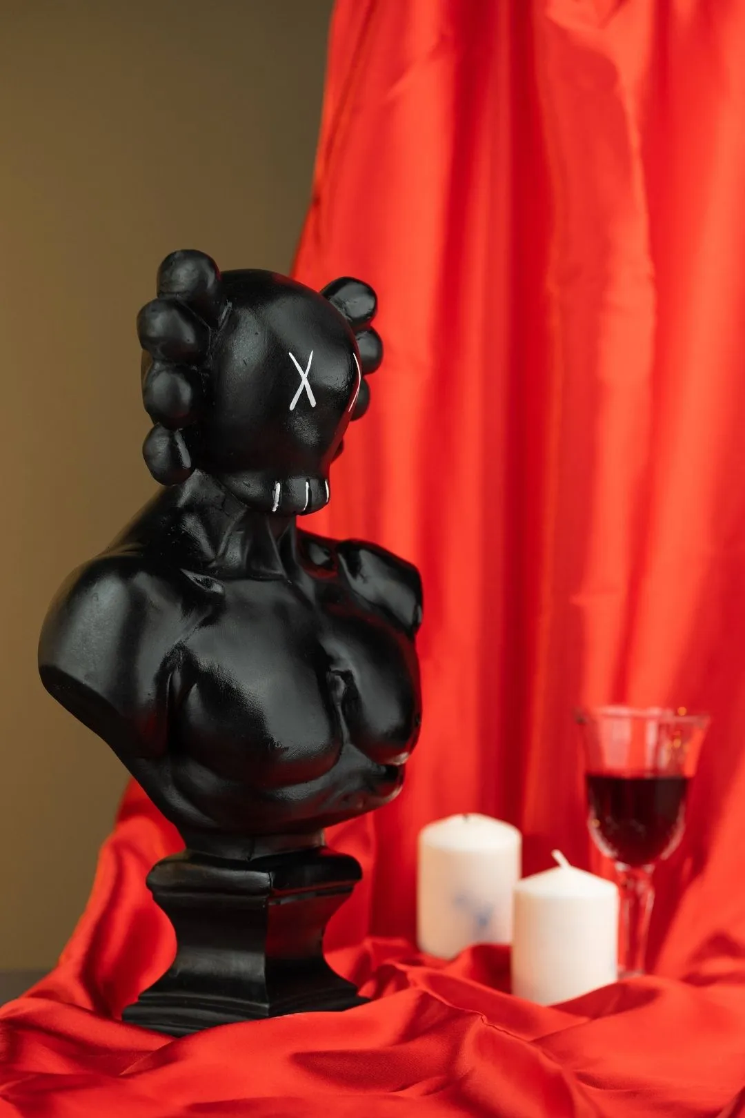 Divine Mashup: The Black David and KAWS Figure