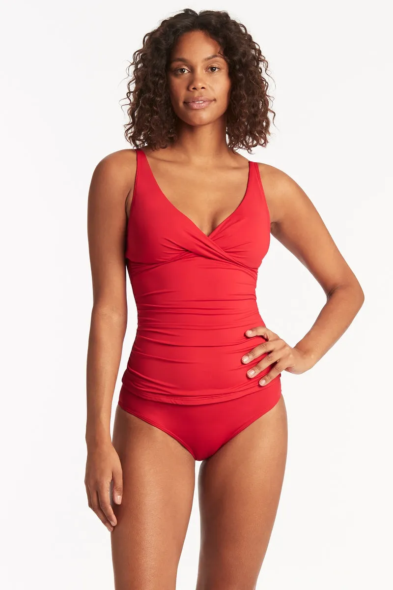 Eco Essentials Cross Front Tankini